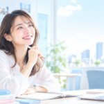 英会話を学ぶ女性のイメージ